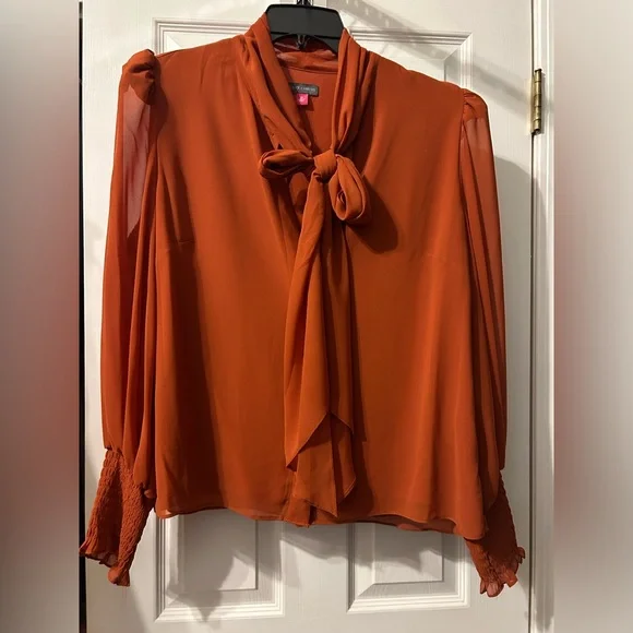 Vince Camuto | Tops | Vince Camuto Bow Tie Mock Neck Long